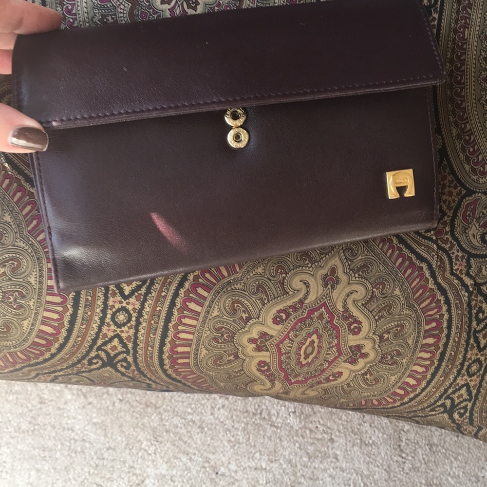 Etienne Aigner genuine leather wallet
